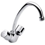 Robinet m�langeur d'�vier roca niagara disc bec mobile bi - commande - a5a8470c00