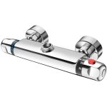 Robinet mitigeur thermostatique de douche et de baignoire avec corps de poigne orient vers le haut