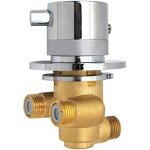 Robinet mitigeur thermostatique, laiton, douche, mitigeur, vannes � clapet, sortie 1 voie, m�lange eau ...