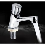 Robinet poussoir temporis, g1 / 2 robinet poussoir eau froide robinets de lavabo pour salle de bain ...