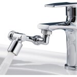 Robinet à rallonge rotatif multifonctionnel, 1080°extension robinet en laiton, economiseur d'eau pour ... Robinet à rallonge rotatif multifonctionnel, 1080°extension robinet en laiton, economiseur d'eau pour ...