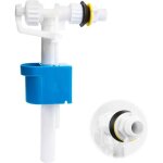 Robinet de remplissage universel g1 / 2  pour r�servoir de chasse d'eau - pour r�servoirs bas ou hauts ...