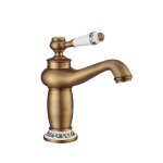 Robinet r�tro salle de bain, robinet de lavabo poign�e en c�ramique mitigeur monocommande lavabo, robinet ...