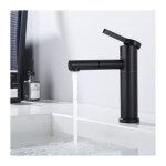 Cyslmuk - robinet salle de bain bec pivotant 360° mitigeur lavabo noir mitigeur pour vasque robinetterie ... Cyslmuk - robinet salle de bain bec pivotant 360° mitigeur lavabo noir mitigeur pour vasque robinetterie ...