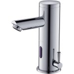 Robinet de salle de bain � capteur automatique , robinet de lavabo � infrarouge , mitigeur de 18, 2 cm ...
