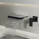 Robinet de salle de bain cascade mural, mitigeur monocommande cascade, robinet de lavabo � poser, eau ...
