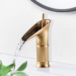 Robinet salle de bain cascade rtro laiton, robinet lavabo cascade, antique mitigeur salle de bain, robinet ...