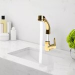 Gojoy - robinet de salle de bain avec douche rétractable robinet de lavabo Évier robinet de salle de ... Gojoy - robinet de salle de bain avec douche rétractable robinet de lavabo Évier robinet de salle de ...