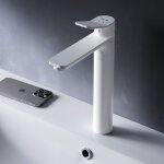 Am. pm - haut mitigeur vasque à poser mitiguer blanc haut lavabo robinet salle bain robinet de lavabo ... Am. pm - haut mitigeur vasque à poser mitiguer blanc haut lavabo robinet salle bain robinet de lavabo ...