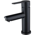 Robinet salle de bain monotrou noir mat lgante mitigeur monocommande vasque lavabo