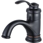 Robinet de salle de bain noir r�tro, robinet de lavabo antique, robinet d'�vier nostalgie, mitigeur de ...