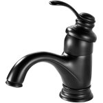 Robinet salle bain noir, r�tro robinets de lavabo pour salle de bain, monocommande mitigeur lavabo en ...