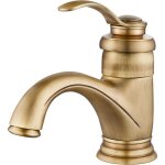 Coocheer - robinet salle de bain rtro, monocommande mitigeur lavabo en laiton, moderne robinet de lavabo ...