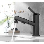 Robinets de salle de bain � tirette pour lavabo, eau chaude et froide, robinet de lavabo, robinet de ...