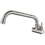 Robinet simple froid mural �tendu vadrouille piscine balcon lavabo vadrouille piscine t�te anti - �claboussure ...