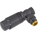 Nt noyon&thiebault - robinet thermostatique �querre pour radiateur noyon & thiebault anthracite