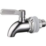 Robinet de tonneau, distributeur de boissons, robinet pour tonneau de bire, robinet pour vin - en acier ...