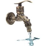 Robinet vintage, antique cuivre dragon sculpt�, robinet mural vintage, laiton, bronze, pour maison, cuisine, ...