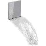 Sapho - robinetterie - bonde de baignoire 10x10 cm, chrome sh1001