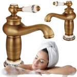 Robinetterie de lavabo paloma old gold s - 1107 retro Robinetterie de lavabo paloma old gold s - 1107 retro