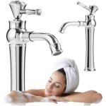 Robinetterie de lavabo rétro haute s - 1138 chromée Robinetterie de lavabo rétro haute s - 1138 chromée