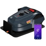 Robot tondeuse 1000 m� - contr�le par appli, batterie li - ion, charge auto, silencieuse, capteurs pluie ...