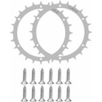 Robot tondeuse en acier inoxydable pour mod�le worx s / m am�lioration de la traction pour robot tondeuse ...