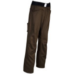Robur - pantalon de cuisine ceinture �ponge �lastiqu�e arenal chocolat s