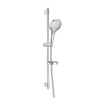 Roca - garniture de douche plenum ronde finition : chrome