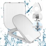 Roca lunette wc duroplast - 44, 5 cm - antibact�rienne - design slim - m�canisme doux