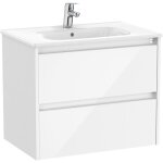 Roca - pack unik meuble 2 tiroirs + lavabo tenet couleur : blanc brillant - dimensions : 685x460x565 ... Roca - pack unik meuble 2 tiroirs + lavabo tenet couleur : blanc brillant - dimensions : 685x460x565 ...