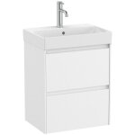 Roca - pack unik meuble bas compact avec 2 tiroirs + lavabo ona couleur : blanc mat - dimensions : 500x360x645 ... Roca - pack unik meuble bas compact avec 2 tiroirs + lavabo ona couleur : blanc mat - dimensions : 500x360x645 ...