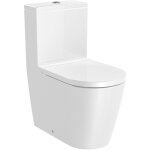 Roca pack wc inspira avec cuvette � sortie double, r�servoir � alimentation inf�rieure et abattant � ...