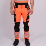 Rocket pantalon travail haute visibilit� 1080 orange fluo 52