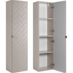 Rodan meuble de salle de bains beige mat l / h / p env. 35 / 136 / 27 cm meuble de salle de bains, armoire ...