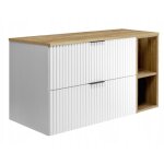 Rodan meuble sous - vasque 100 cm - blanc mat - meubles de salle de bains, lavabo, armoire de salle de ...