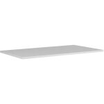 Plan de toilette - 160, 6x46x1, 6 cm - blanc - plan stratifi� de haute qualit� - r�sistant � l'eau - ...