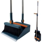 Roellgs kit de nettoyage de la maison et de balayage - balai et pelle avec un long manche Roellgs kit de nettoyage de la maison et de balayage - balai et pelle avec un long manche