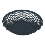 Roger orf�vre - corbeille � pain bleu nuit 24, 5 cm