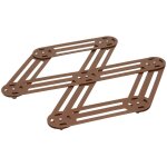 Roger orfèvre - dessous de plat étirable cuivre 25x12 cm Roger orfèvre - dessous de plat étirable cuivre 25x12 cm