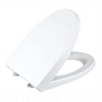 Les rois des si�ges de toilettes abattant wc cersanit parva - 40, 5 x 35 cm - anti - bact�rien - duroplast ...