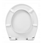 Les rois des si�ges de toilettes abattant wc nova top pico - blanc - duroplast - antibact�rien et silencieux ...