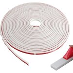 Roleader - 10m baguette de finition pour plan de travail cuisine, bordure adhsive moulure murale autoadhsive ...
