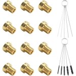 12 pices gicleur carburateur 5mm jet principal de carburateur kit de gicleur principal de carburateur ...