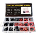 141 pièces joints torique d'étanchéité rondelle en caoutchouc, faucet washer assortment kit, 18 differnt ... 141 pièces joints torique d'étanchéité rondelle en caoutchouc, faucet washer assortment kit, 18 differnt ...