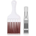 2 pièces brosse de nettoyage condenseur de climatiseur, acier inoxydable nettoyage climatisation brosse, ... 2 pièces brosse de nettoyage condenseur de climatiseur, acier inoxydable nettoyage climatisation brosse, ...