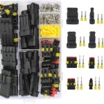 Roleader - 352 pices impermable  l'eau connecteurs connecteur electrique de voiture etanche 1 / 2 ...