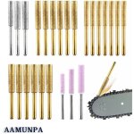 Aiguiseur de trononneuse diamant 24 pices / ensemble, meules d'afftage de trononneuse plaques titane ...