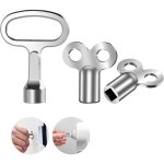 Clé purge radiateur, 3 x clé de purge universelle, 2 cle purge carre + 1 cle purge triangulaire, clé ... Clé purge radiateur, 3 x clé de purge universelle, 2 cle purge carre + 1 cle purge triangulaire, clé ...