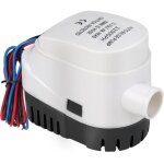 Pompe de cale automatique, 12v pompe automatique de ponton pour bateau, 1100gph / 70lpm pompes de cale ... Pompe de cale automatique, 12v pompe automatique de ponton pour bateau, 1100gph / 70lpm pompes de cale ...